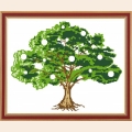 Схема для вышивания бисером СЛАВЯНОЧКА "Денежное-дерево"
