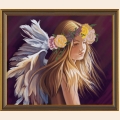 Схема для вышивания бисером НОВА СЛОБОДА "Влюбленный ангел"