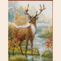 Набор для вышивания нитками РИОЛИС "Олень"