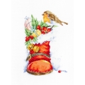 Набор для вышивания крестом Luca-S "Рождественский сапожок"