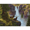 Набор для вышивания крестом Luca-S "У водопада"