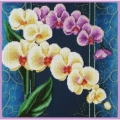 Набор для вышивания бисером КАРТИНЫ БИСЕРОМ "Орхидеи. Винтаж"*