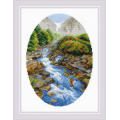 Набор для вышивания нитками РИОЛИС "Вверх по течению"