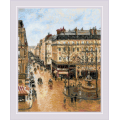 Набор для вышивания нитками РИОЛИС "Улица Сент-Оноре" по мотивам картины К. Писсарро