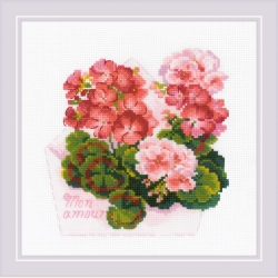 Набор для вышивания нитками РИОЛИС "Mon amour", арт. СС-1972 Риолис, Картины
