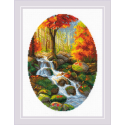 Набор для вышивания нитками РИОЛИС "Краски осенней листвы", арт. СС-1978 Риолис, Картины