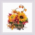 Набор для вышивания нитками РИОЛИС "Здравствуй, осень"