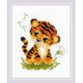 Набор для вышивания нитками РИОЛИС "Крошка Тигр"