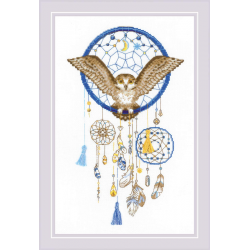 Набор для вышивания нитками РИОЛИС "Совиные сны", СС-1989, Риолис, Картины