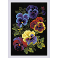 Мозаичная картина РИОЛИС "Анютины цветы"