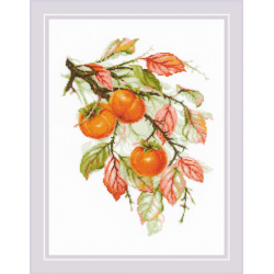 Набор для вышивания нитками РИОЛИС "Солнечная хурма", СС-1988, Риолис, Картины