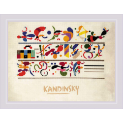 Набор для вышивания нитками РИОЛИС "Последовательность» по мотивам композиции В. Кандинского СС-0080РТ, Риолис, Картины