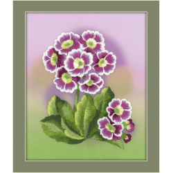 Набор для вышивания нитками РИОЛИС "Примулы. Гладь", СС-РТ0066, Риолис, Картины