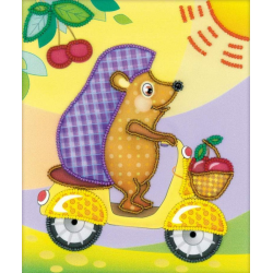 Набор для вышивания нитками РИОЛИС "Ёжик", СС-РТ0067, Риолис, Картины