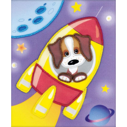 Набор для вышивания нитками РИОЛИС "Первый в космосе" СС-0073РТ, Риолис, Картины