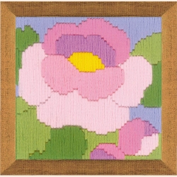 Набор для вышивания нитками РИОЛИС "Пион" (длинный вертикальный стежок), СС-1634, Риолис, Картины