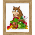 Набор для вышивания нитками РИОЛИС "Какой хомяк без жабы"
