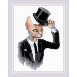 Набор для вышивания нитками РИОЛИС "Джентльмен", арт. СС-1928 Риолис, Картины