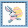 Набор для вышивания нитками ЧАРИВНА МИТЬ "Заяц пасхальный"