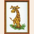 Набор для вышивания нитками ЧАРИВНА МИТЬ "Жираф" 