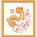 Набор для вышивания нитками ЧАРИВНА МИТЬ "Восточный гороскоп. Год Змеи"