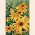 Схема для вышивания бисером МАТРЕНИН ПОСАД 37х49 "Рудбекия"