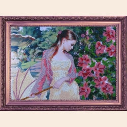 Набор для вышивания бисером BUTTERFLY "На прогулке"