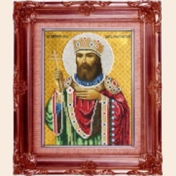 Набор для вышивания бисером ВЫШИВАЕМ БИСЕРОМ "Святой царь Константин"