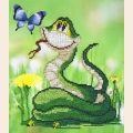 Набор для вышивания бисером МП СТУДИЯ "Змейка с одуванчиком" 