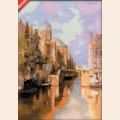 Набор для вышивания нитками РИОЛИС "Амстердам. Канал Аудезейтс Форбургвал"