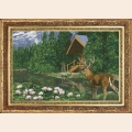 Набор для вышивания нитками КРАСА И ТВОРЧЕСТВО "Лесная сказка"