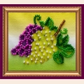 Набор для вышивания с магнитом АБРИС АРТ "Гроздь винограда"