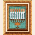 Набор для вышивания бисером ВЫШИВАЛЬНАЯ МОЗАЙКА "Менора-семисвечник"