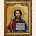 Набор для вышивания бисером КАРТИНЫ БИСЕРОМ "Икона Христа спасителя"*
