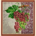 Набор для вышивания бисером КАРТИНЫ БИСЕРОМ "Винтажный виноград"