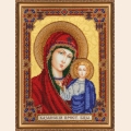 Набор для вышивания бисером АБРИС АРТ  Домашний иконостас "Богородица"
