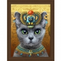 Алмазная вышивка камнями  АЛМАЗНАЯ ЖИВОПИСЬ "Бастет"