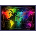 Алмазная вышивка камнями  АЛМАЗНАЯ ЖИВОПИСЬ "Карта мира"