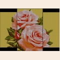 Набор для вышивания бисером MAGIK CRAFT "Триптих "Розы"