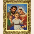 Рисунок на ткани для вышивания бисером ТМ КОНЁК "Святое Семейство" 23х30 см