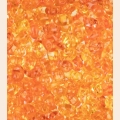 Бисер Чехия "GAMMA" TWIN MIX 2.5 x 5 мм 25 г 1-й сорт, №11 оранжевый/ прозрач.