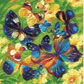 Мозаичная картина РИОЛИС "Яркие бабочки"