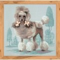 Набор для вышивания нитками РИОЛИС "Малый пудель"