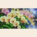 Набор для вышивания бисером КАРТИНЫ БИСЕРОМ "Орхидеи в саду"