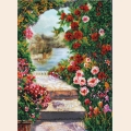 Набор для вышивания бисером АБРИС АРТ "Летний сад"