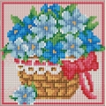 Алмазная вышивка камнями АЛМАЗНАЯ ЖИВОПИСЬ "Незабудки"