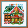 Набор для вышивания нитками РИОЛИС "Домик с колокольчиком"