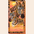 Набор для вышивания бисером АБРИС АРТ "Зебры"