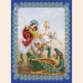 Схема для вышивания бисером АБРИС АРТ "Георгий Победоносец"