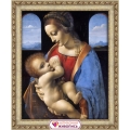 Алмазная вышивка камнями АЛМАЗНАЯ ЖИВОПИСЬ "Мадонна Литта"